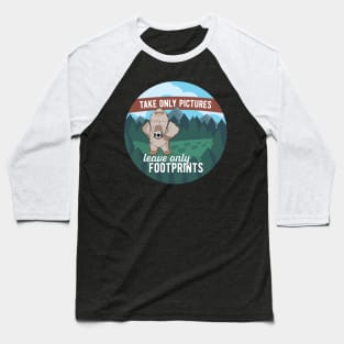 Leave Only Footprints Baseball T-Shirt